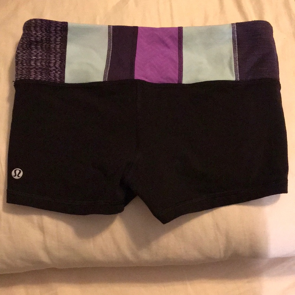 Lululemon Athletica Wunder Under Shorts Spandex